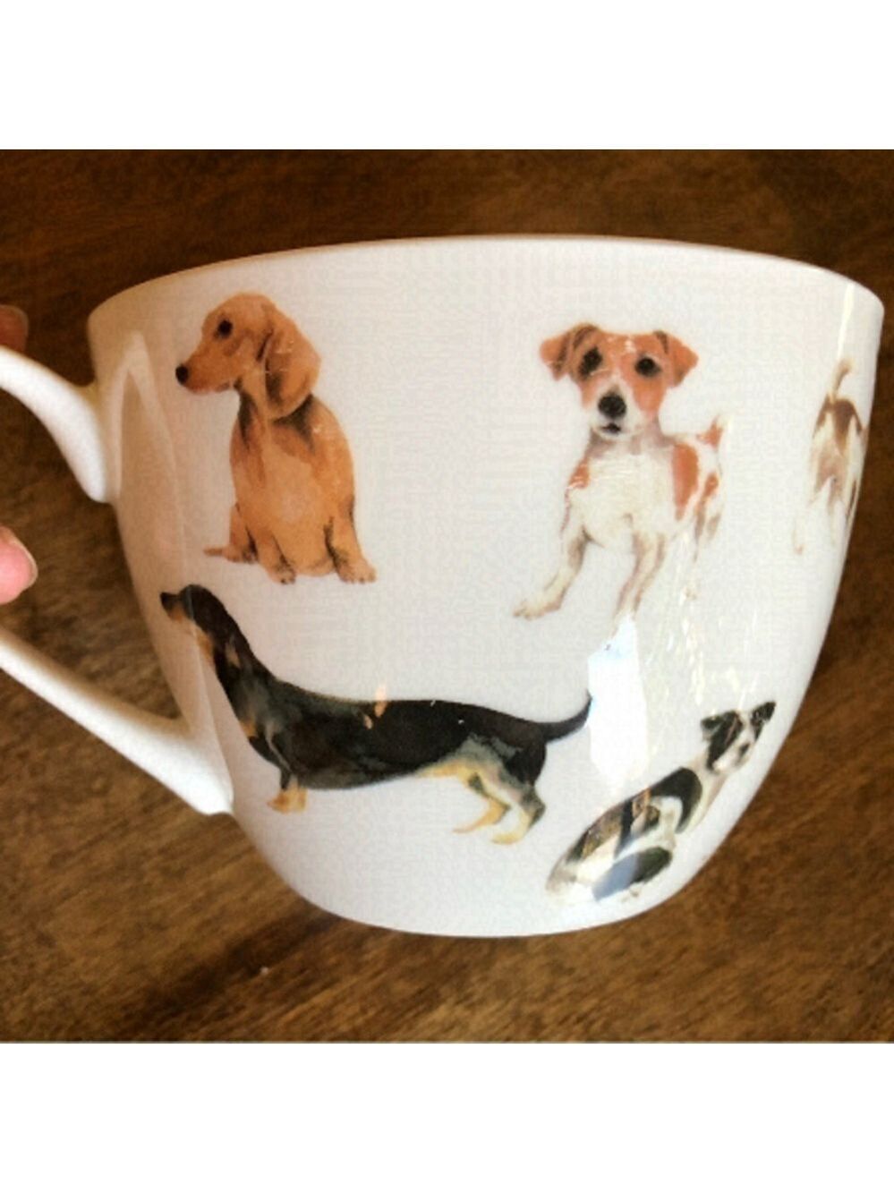 PORTOBELLO by Design extra large bone China Dog Teacup